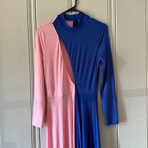 Pink and Blue Formal Dress